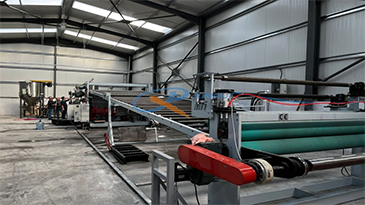 ABS PC PMMA PE PP sheet production line