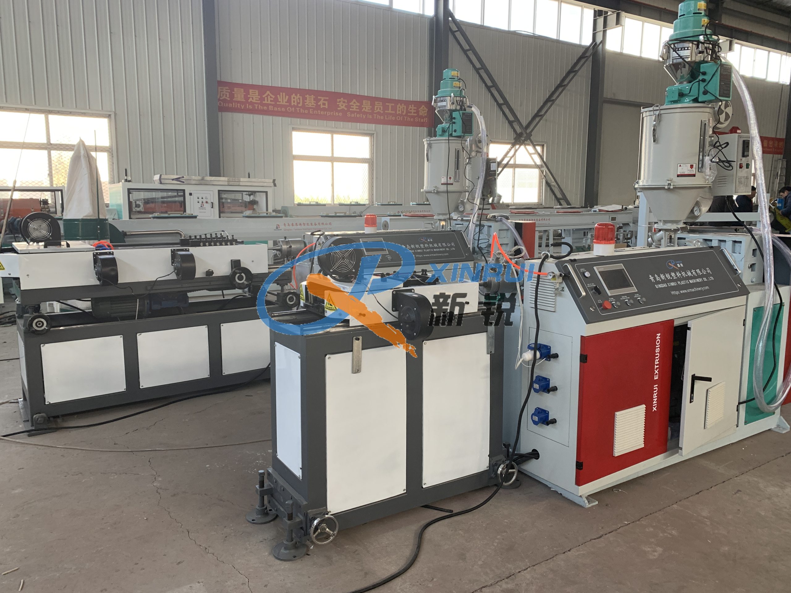 PP PE PVC Single Wall Corrugated Pipe Making Machine