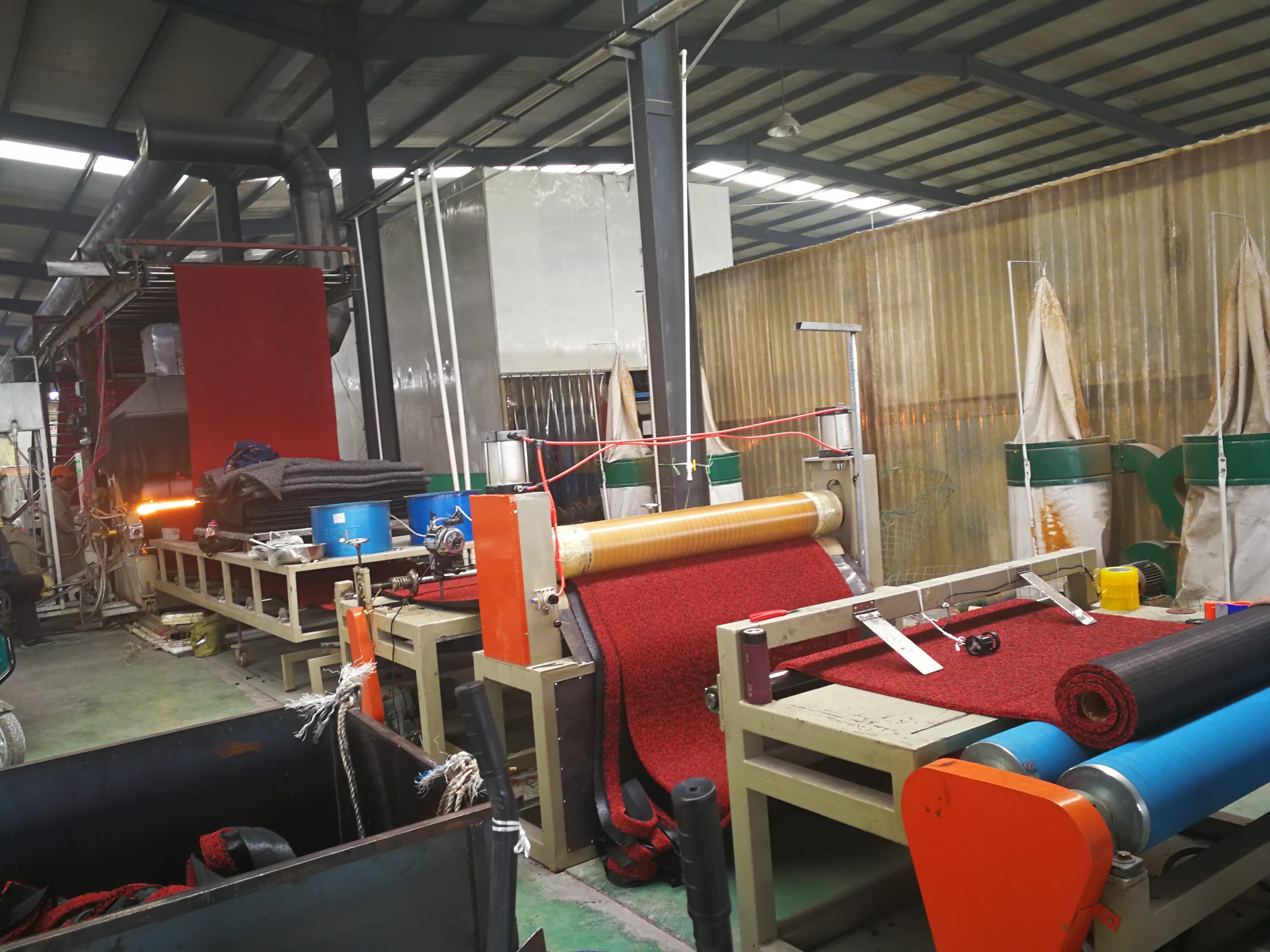 PVC COIL CAR MAT MAKING MACHINE