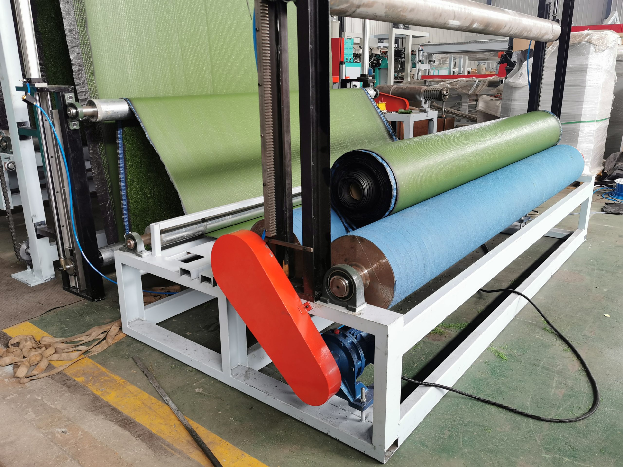 TPR TPE Artificial Grass Back Coating Machine