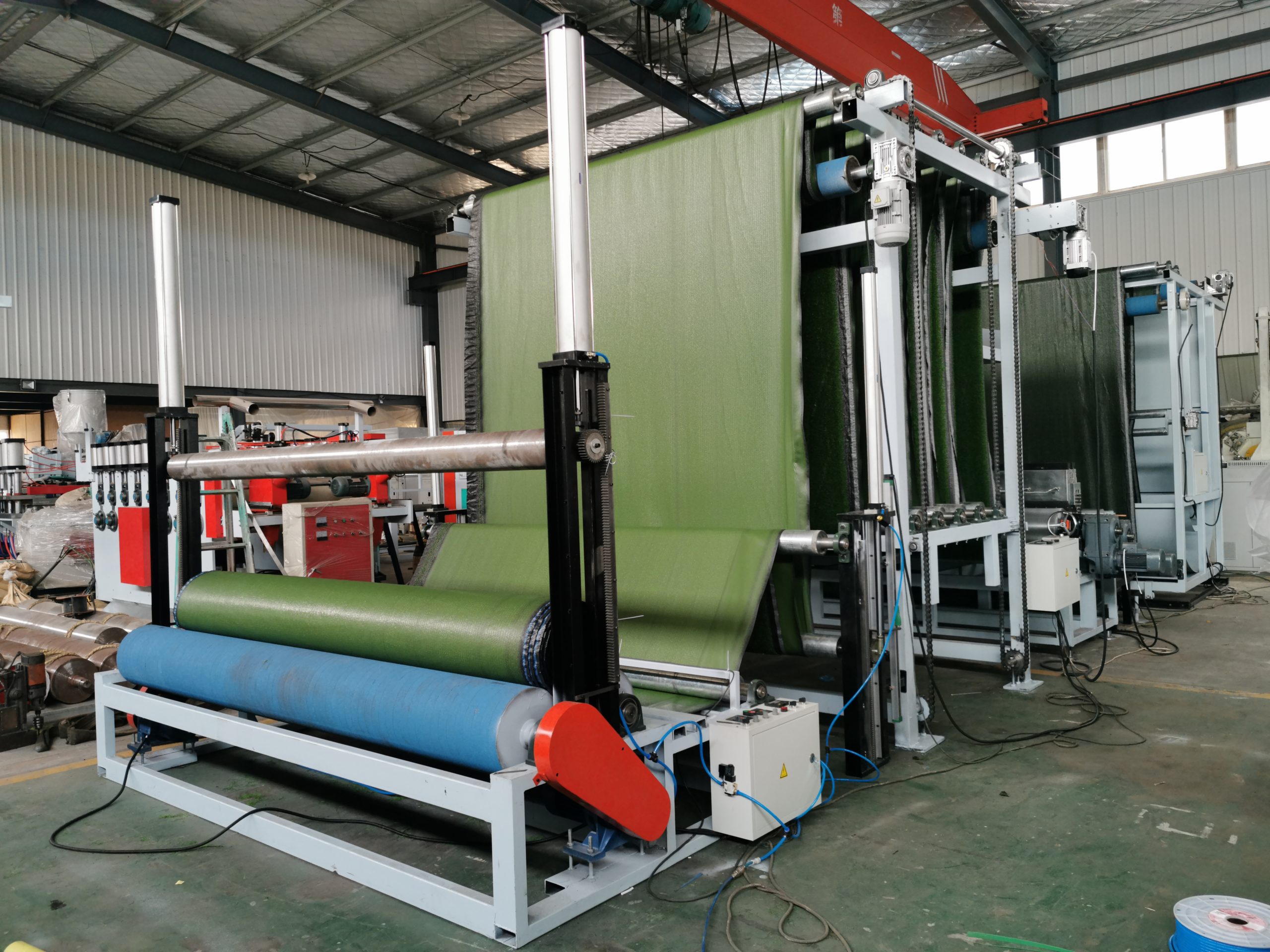 TPR TPE Artificial Grass Back Coating Machine