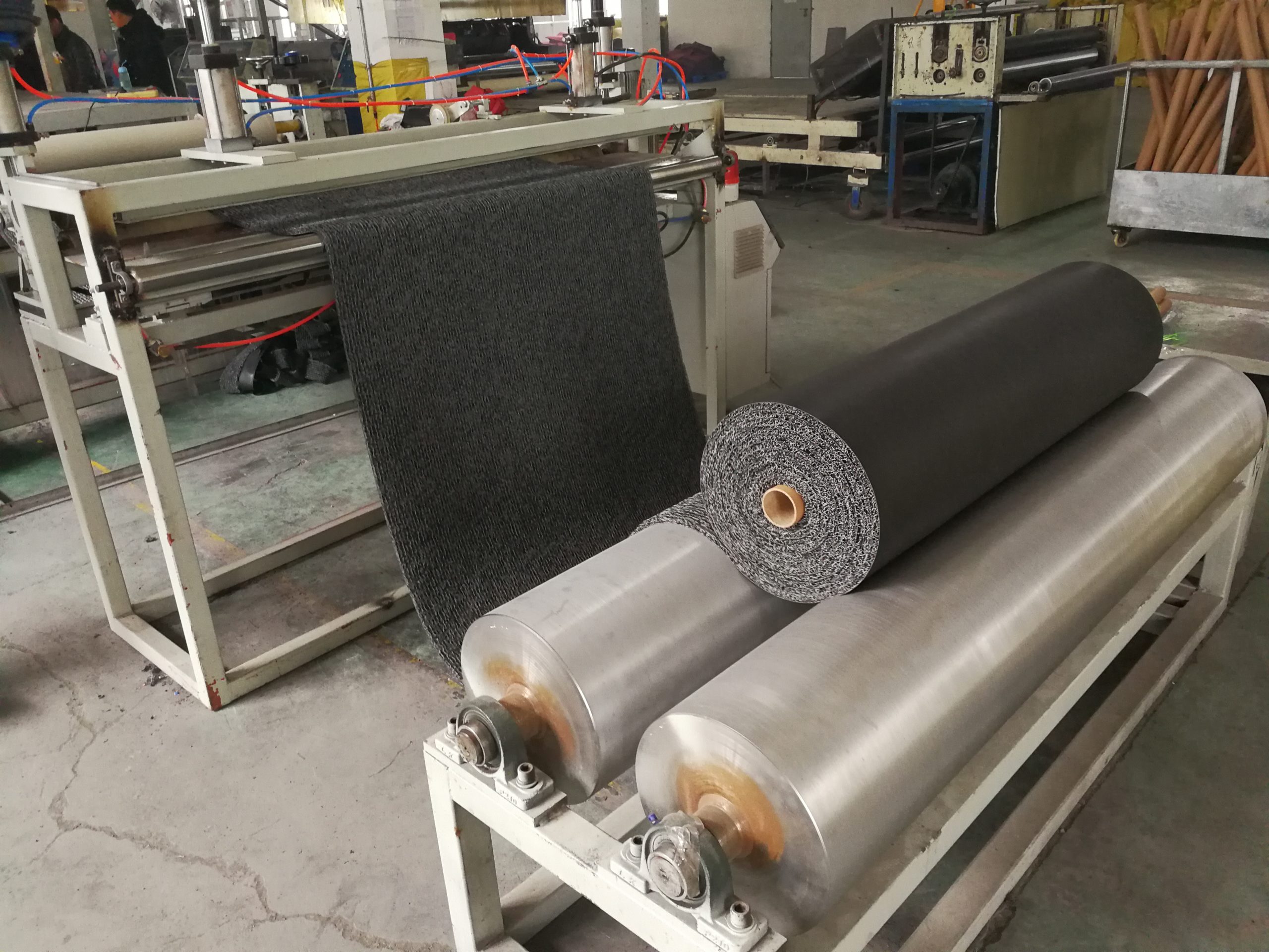 PVC COIL CAR MAT MAKING MACHINE