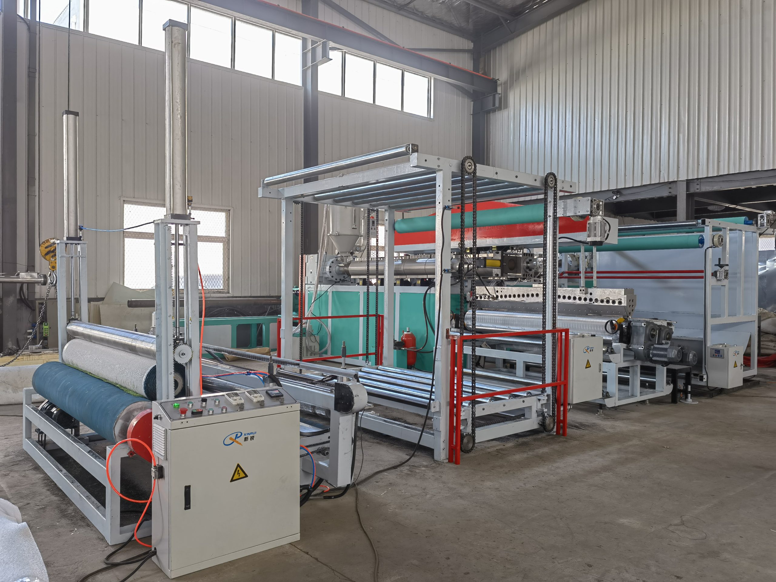 TPR TPE Artificial Grass Back Coating Machine