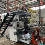 LDPE LLDPE Cable Protection Tile Sheet Making Machine