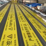 LDPE LLDPE Cable Protection Tile Sheet Making Machine
