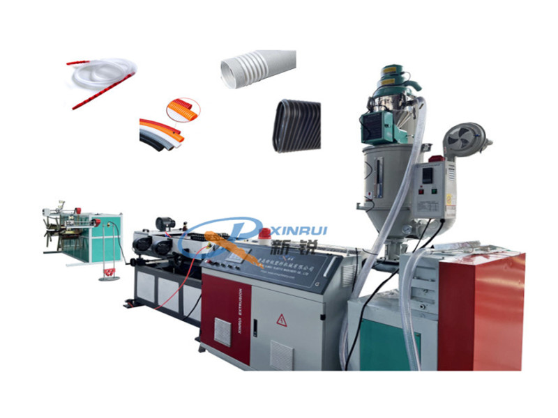 PP PE PVC Single Wall Corrugated Pipe Making Machine