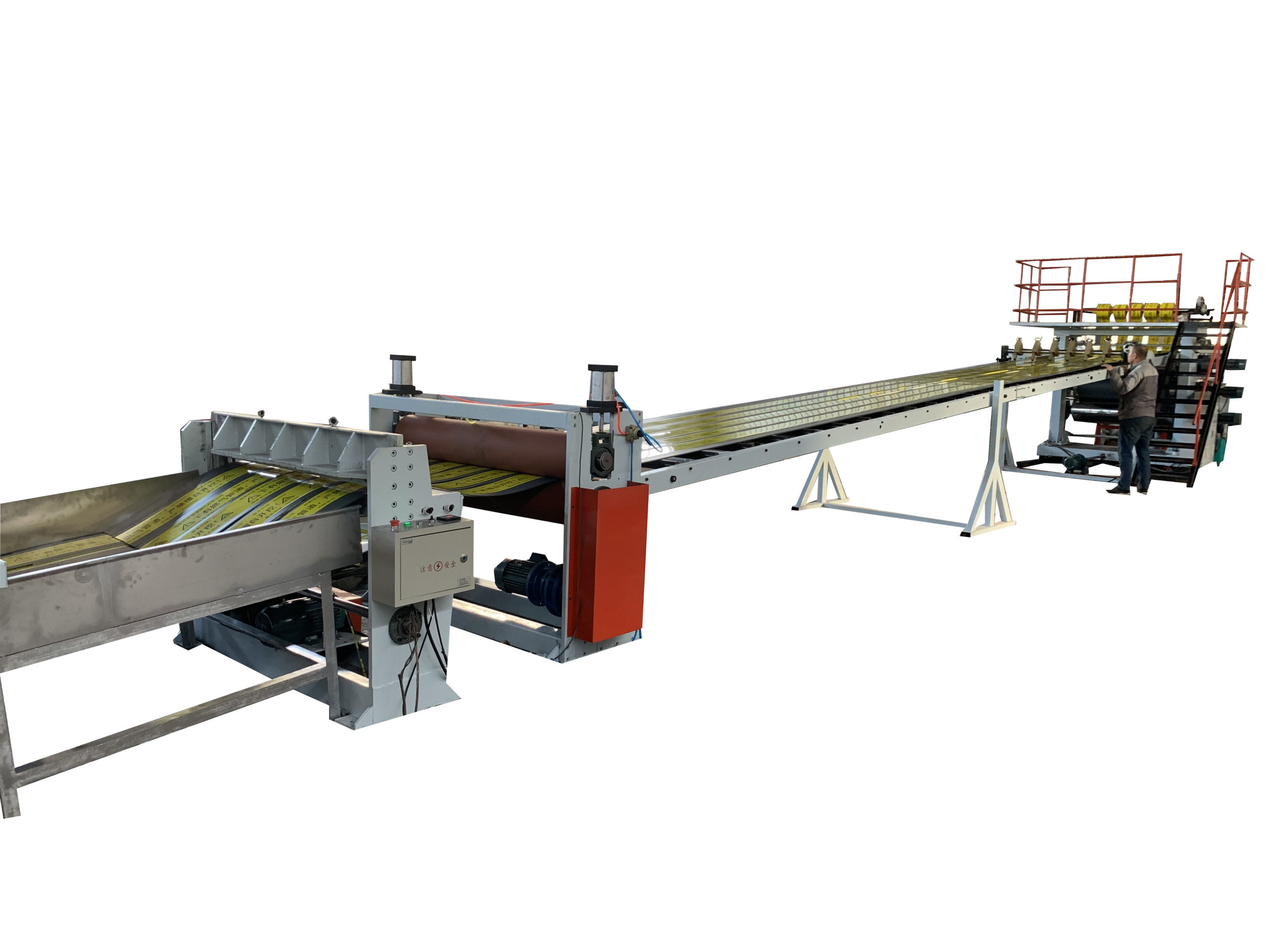 LDPE LLDPE Cable Protection Tile Sheet Making Machine