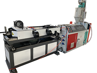PP PE PVC Single Wall Corrugated Pipe Production Line